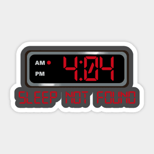 Insomnia Sticker